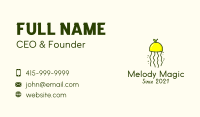 Lemon Citrus Jellyfish Business Card
