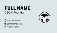 Penguin Antarctic Bird Business Card Design