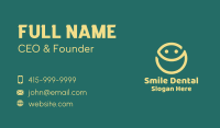 Happy Face Emoji Business Card Image Preview