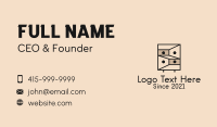 Furniture Business Card example 2