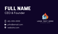 Cooling Heating Energy Business Card