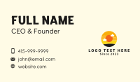 Round Sunrise Travel  Business Card