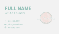 Feminine Watercolor Paint Business Card Design