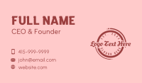 Food Business Card example 4