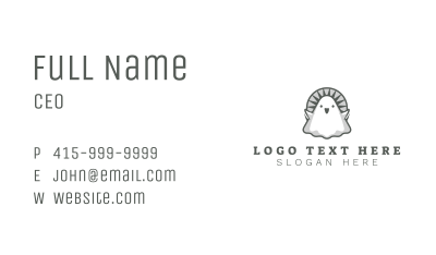 Spirit Cute Ghost Business Card Image Preview