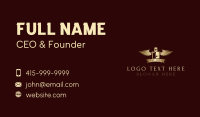 Eagle Shield Lettermark Business Card