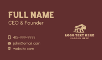 Wildlife Bull Animal Business Card Design