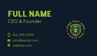 Crocodile Alligator Mascot Business Card Design