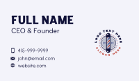 Barber Pole Business Card example 4