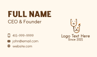 Tabby Business Card example 1