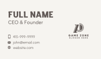 Architect Construction Firm Business Card