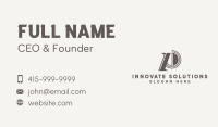 Architect Construction Firm Business Card Design