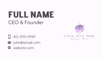 Natural Beauty Lettermark Business Card Design