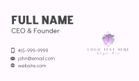 Natural Beauty Lettermark Business Card