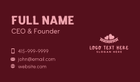 Heart Party Banner Business Card