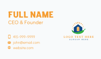 Natural Leaf Home Business Card Design