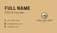Rock Formation Business Card example 2
