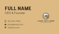 Rustic Mountain River Business Card Design