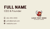 Furious Bull Goggles Business Card