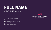 Line Business Card example 1