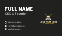 Skull Warrior Hunter Business Card