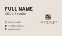 Chair Furniture Upholstery Business Card