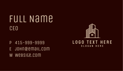 Building Real Estate  Business Card