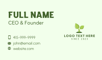 Leaf Sprout Gardening Business Card