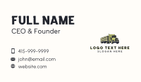 Forwarding Freight Truck Business Card Design