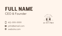 Cowgirl Western Hat Business Card