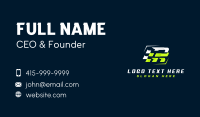 Racing Motorsports Letter R Business Card Design