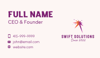 Star Fireworks Sparkler  Business Card