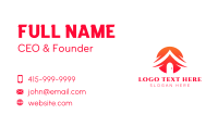 Village House Roofing Business Card Design