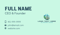 Leaf Cleaning Building  Business Card