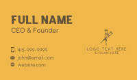 Brown Crutches Business Card Design