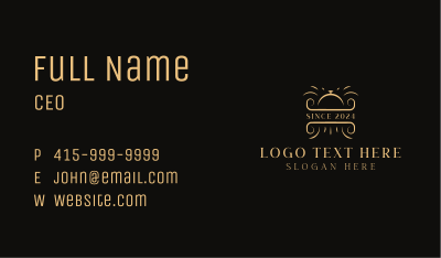 Bistro Catering Restaurant Business Card