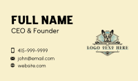 Vintage French Bulldog Business Card