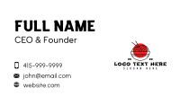 Red Sun Business Card example 2