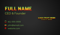 Disco Business Card example 3