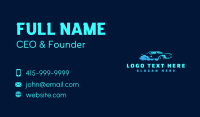 Automotive Car Wash Business Card