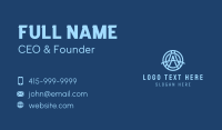 Cryptocurrency Letter A Business Card