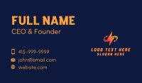 Electric Lightning Bolt Business Card Design