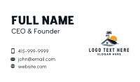 Tropical Beach Home Business Card