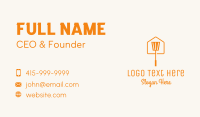 Orange Spatula House Restaurant Business Card