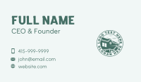 Green House Roofing Business Card Design