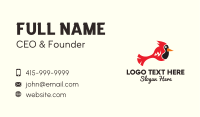 Simple Red Cardinal  Business Card