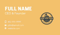 Food Truck Vehicle Business Card Design