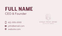 Candle Home Decor Business Card Design