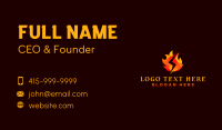 Fire Lightning Energy Business Card