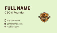 Fisherman Shield Fish Business Card